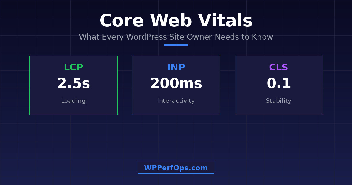 Core Web Vitals for WordPress: What Every Site Owner Needs to Know in 2026