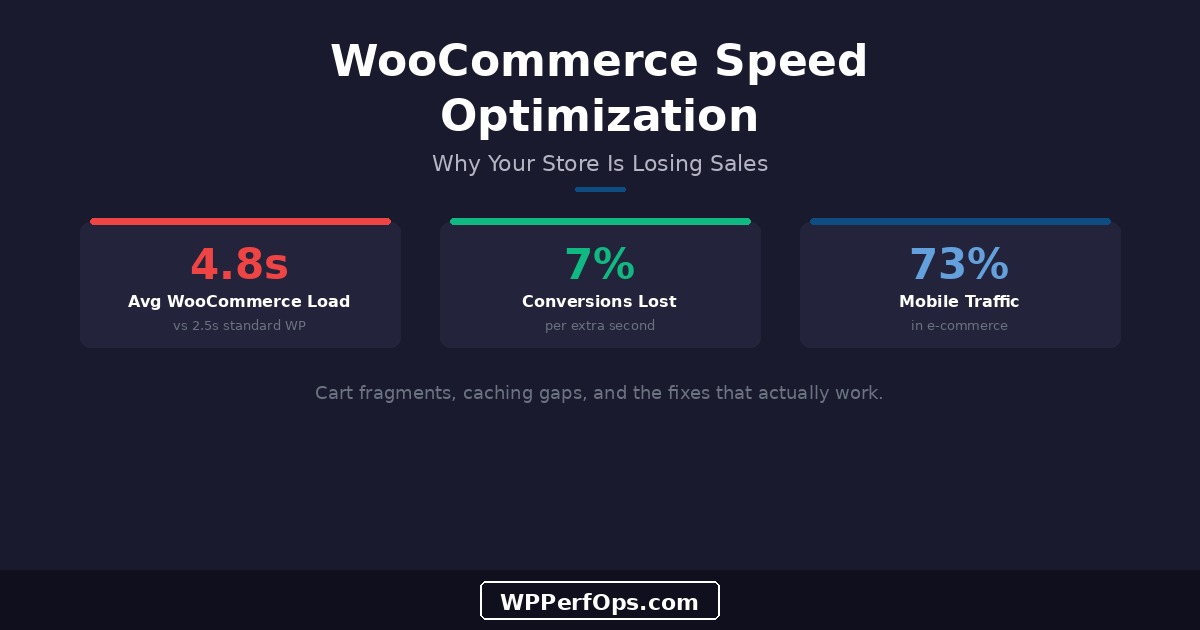 Speed Optimization for WooCommerce: Why Your Store Is Losing Sales